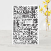 Carte Mots et expressions Scouse (Fleur jaune)