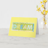 Carte Mots inspirés par rêve de Megan Meagher | (Fleur jaune)