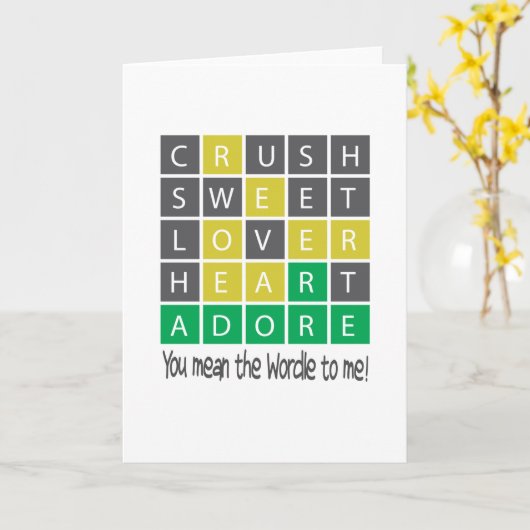 Carte motus (Fleur jaune)