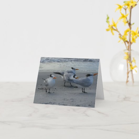 Carte Mouette (Fleur jaune)