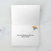 Carte Mouette d'anniversaire faisant voler un cerf-volan (Intérieur)