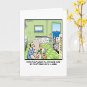 Carte Mouettes et chips (Fleur jaune)