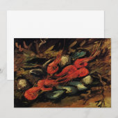 Carte Moules et crevettes par Vincent van Gogh Invitatio (Devant / Derrière)