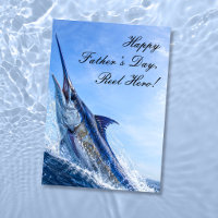 Moulin à pêche Marlin sautant Héros Fête des Pères