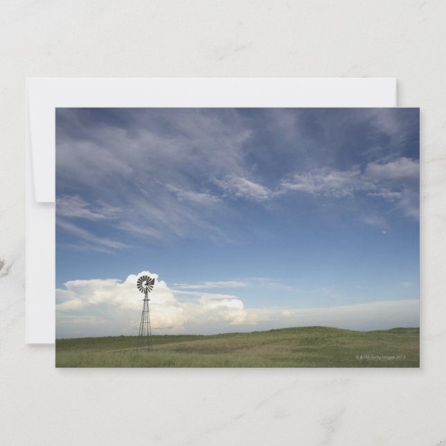 Carte Moulin à vent en champ (Devant)