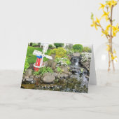 Carte Moulin à vent Jardin Décor (Fleur jaune)