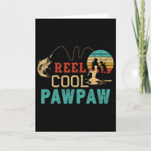 Carte Moulinet de pêche Papa cool Cadeau de la fête des 