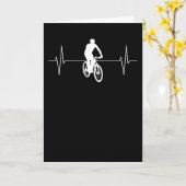 Carte Mountain Bike MTB Mountain Biker (Fleur jaune)