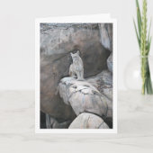 Carte Mountain Lion Portrait (Devant)