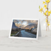 Carte Mountain Road au Pays de Galles. (Fleur jaune)