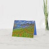 Carte Mountain scenery notecard (Devant)