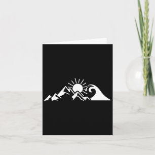 Carte Mountain Sun Wave Nature Randonnée Surf Surfer Hik