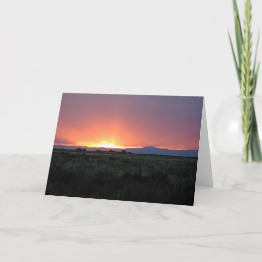 Carte Mountain Sunset 3 (Devant)