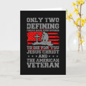 Carte MOURIR POUR VOUS Cadeau de vétéran américain Fête (Fleur jaune)