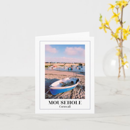 Carte Mousehole, Cornouailles (Fleur jaune)