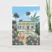 Carte Mousse de mer Green Beach House Vide (Devant)