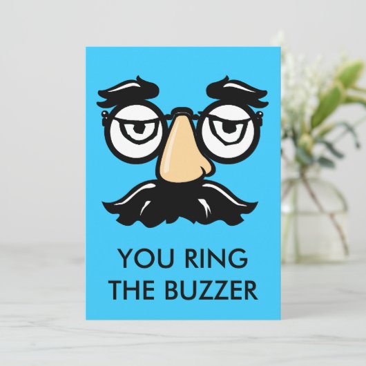 Carte Moustache & lunettes d'oeil, Rin the Buzzer, ajout (Debout devant)