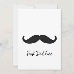 Carte Moustache noire