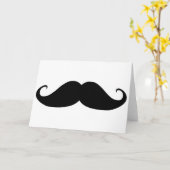 Carte Moustache Vous Pourquoi ? (Fleur jaune)