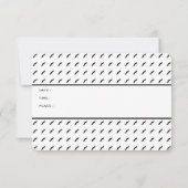 Carte Moustache Vous Une Question Mood Stripe (Dos)