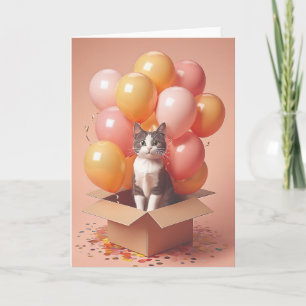 Carte Moustaches et Anniversaire Ensolleillé