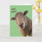 Carte Mouton (Fleur jaune)