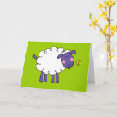 Carte mouton laineux (Fleur jaune)