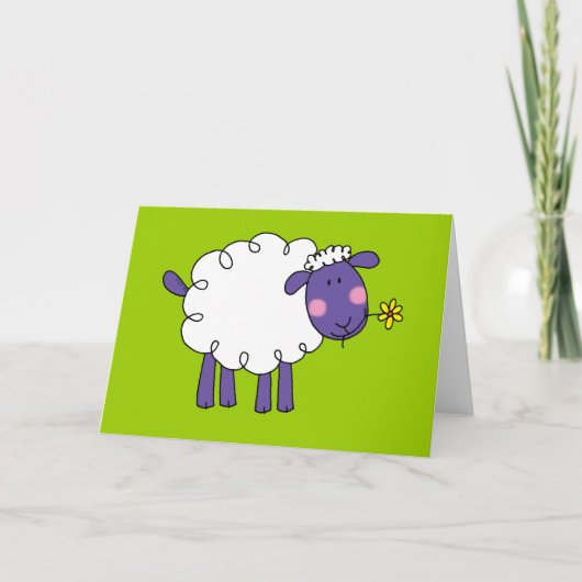 Carte mouton laineux (Devant)