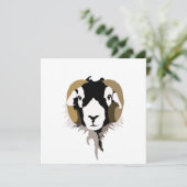 Carte mouton Swaledale (Debout devant)