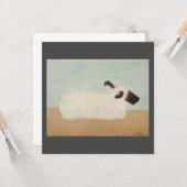 Carte Moutons (par Milton Avery) (Devant/Arrière en situation)