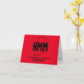 Carte Mouvement de modernisation du VIH Indiana (Fleur jaune)