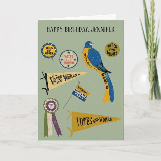 Carte Mouvement des femmes Suffrage Mémorabilie Imprimer (Devant)