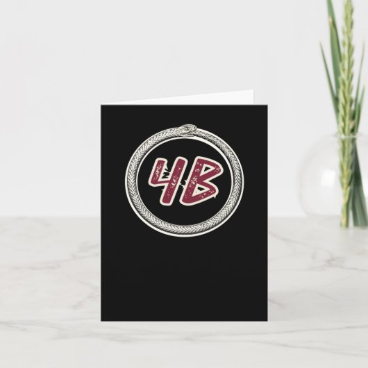 Carte Mouvement Ouroboros Snake #4b Sticker (Devant)