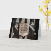 Carte Mouvement pour le suffrage féminin (Fleur jaune)