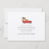 Carte Moving Home Moderne Nous avons déménagé Camion Rou (Dos)