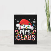 Carte Mr And Mrs Claus Couples Matching Christmas  (Devant)
