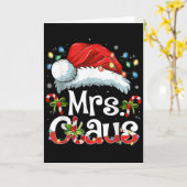 Carte Mr And Mrs Claus Couples Matching Christmas Pajama (Fleur jaune)