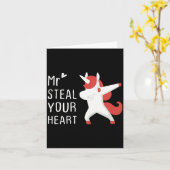 Carte Mr Steal Your Heart Valentines Day V Day Boys Unic (Fleur jaune)