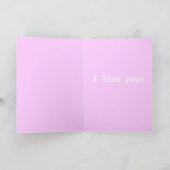 Carte Mroww signifie je t'aime (Intérieur)