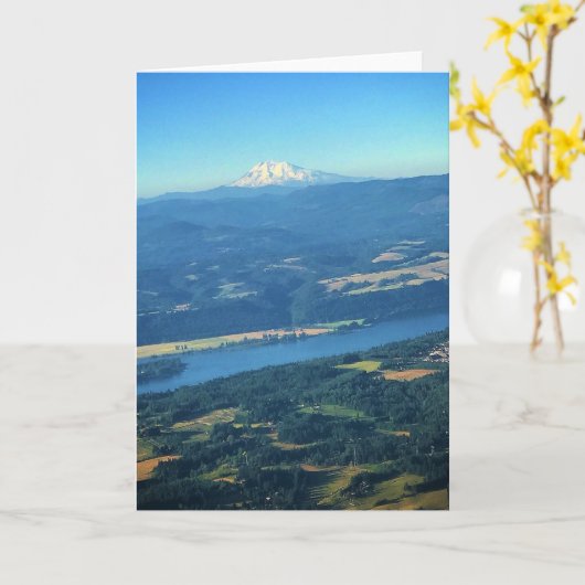 Carte Mt. Adams, Washington (Fleur jaune)