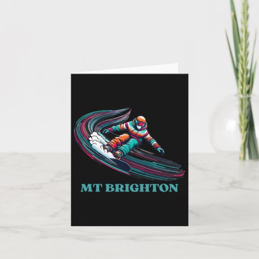 Carte Mt Brighton Michigan Snowboard (Devant)
