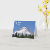 Carte Mt. Hood Oregon Ski Bowl (Fleur jaune)