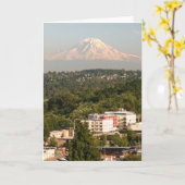 Carte Mt. Rainer à Seattle (Fleur jaune)