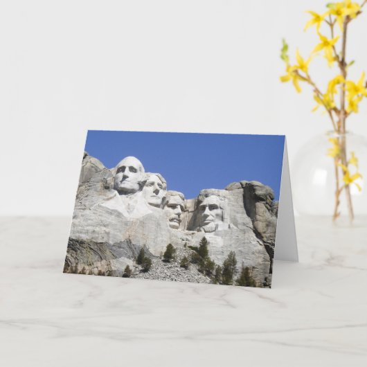 Carte Mt Rushmore (Fleur jaune)