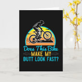 Carte MTB - Ce Vélo Rend Mon Beurre Rapide ? (Fleur jaune)