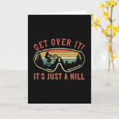 Carte MTB - Surveillez-vous C'est juste une colline (Fleur jaune)