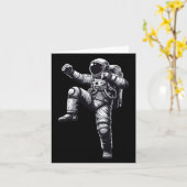 Carte Muay Astronaut Thaï Kickboxing (Fleur jaune)