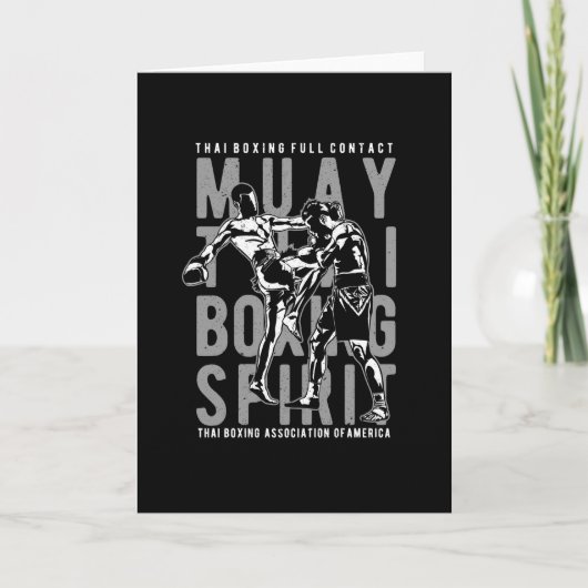 Carte Muay Thai (Devant)