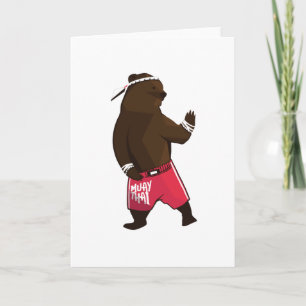 Carte Muay Thai Bear