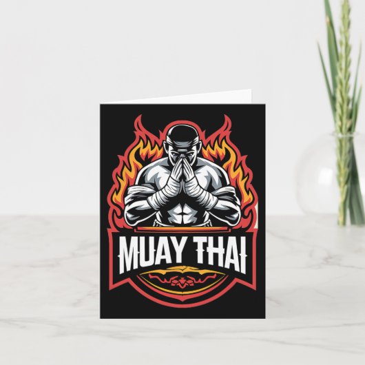 Carte Muay Thai Boxing Fighter (Devant)